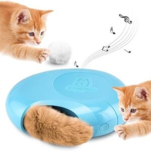 Migipaws Cat Toys,Interactive Fluffy Ball,Squeak Hide and Seek in a Mi…