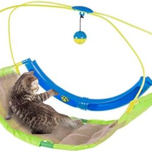 PETMAKER Interactive Cat Toy Rocking Activity Mat- Swing Playing Stati…