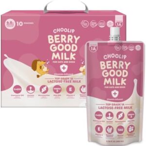 Berry Good Pet Milk. 10pk Vitamin-Infused Cat Milk, Dog, Kitten, Puppy…