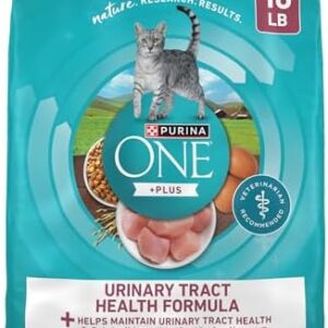 Purina ONE High Protein Dry Cat Food, +Plus Urinary Tract Health Formu…