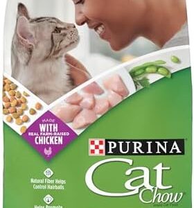 Purina Cat Chow Indoor Dry Cat Food, Hairball + Healthy Weight – (Pack…