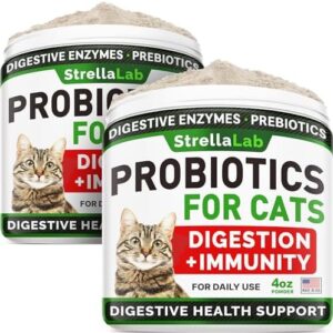 Probiotics Powder for Cats and Dogs – All Natural Supplement – Digesti…