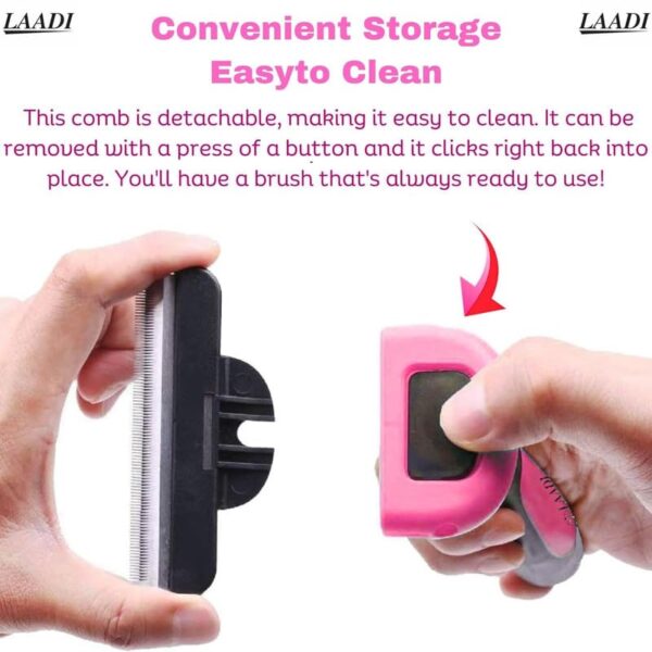 Laadi Deshedding Tool - Reduces Shedding by Up to 95% for Pets' Groomi... - Image 7