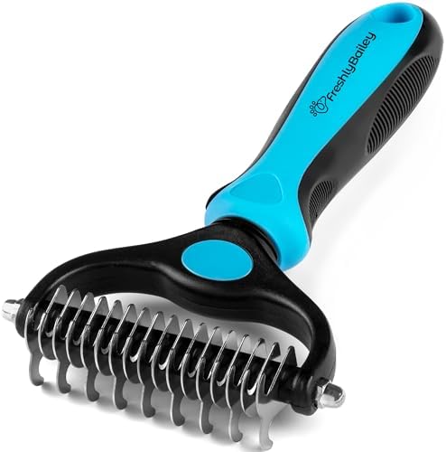 Dematting and Deshedding Comb for Dogs and Cats Grooming Tool – Mat Re… Dematting and Deshedding Comb for Dogs and Cats Grooming Tool – Mat Re…