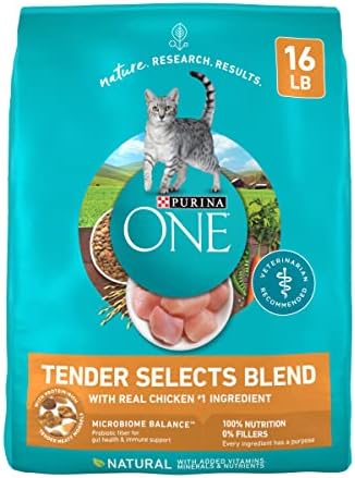 Purina ONE Natural Dry Cat Food, Tender Selects Blend With Real Chicke… Purina ONE Natural Dry Cat Food, Tender Selects Blend With Real Chicke…
