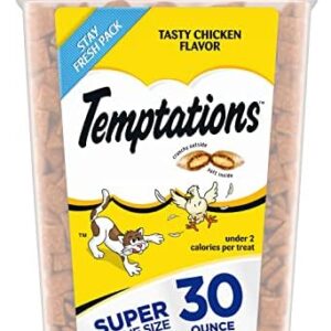 Temptations Classic Crunchy and Soft Cat Treats Tasty Chicken Flavor, …
