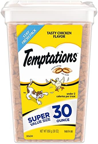 Temptations Classic Crunchy and Soft Cat Treats Tasty Chicken Flavor, … Temptations Classic Crunchy and Soft Cat Treats Tasty Chicken Flavor, …