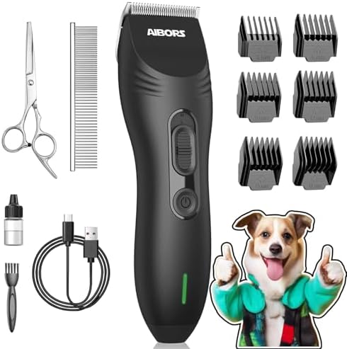 Dog Clippers for Grooming, 2200mAh Dog Shaver Clippers Kit Low Noise, … Dog Clippers for Grooming, 2200mAh Dog Shaver Clippers Kit Low Noise, …