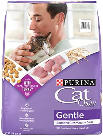 Purina Cat Chow Gentle Dry Cat Food, Sensitive Stomach + Skin – 13 lb…. Purina Cat Chow Gentle Dry Cat Food, Sensitive Stomach + Skin – 13 lb….